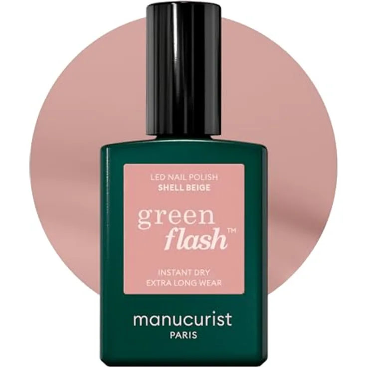 manucurist Green Flash Gel Nagellack 15 ml Shell Beige