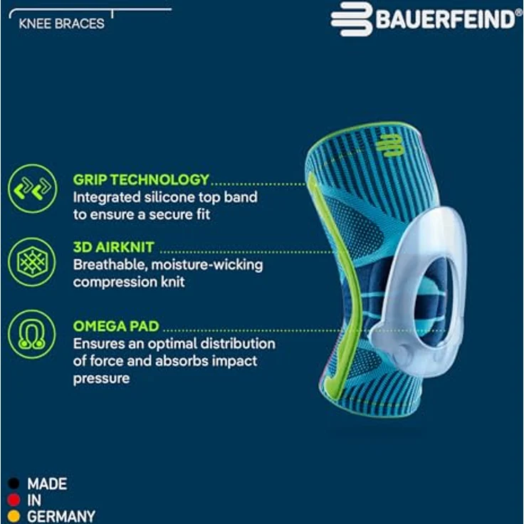 Bauerfeind Kniebandage Sports Knee Support, Pink, M - Preisvergleich – Bild 2
