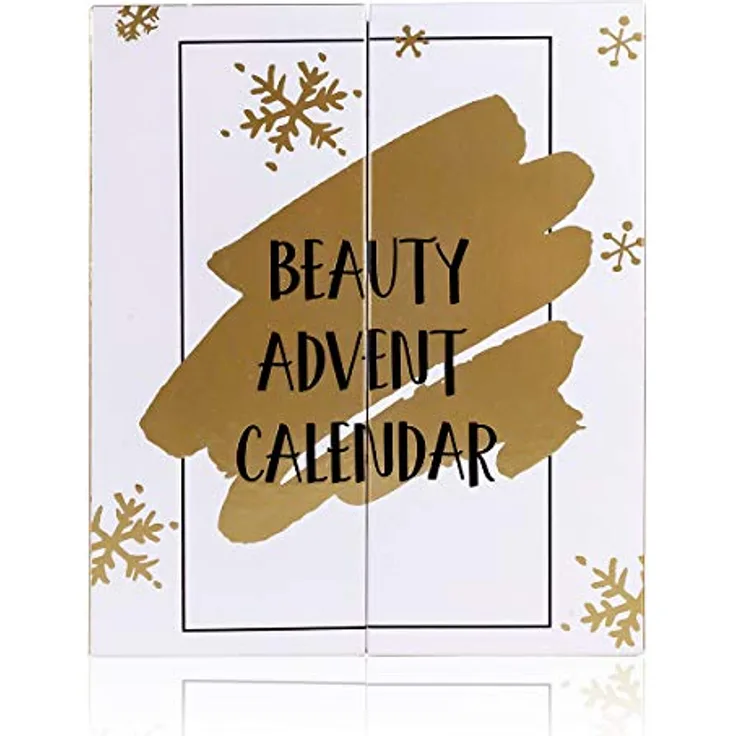 Accentra Beauty Adventskalender Dekorative Kosmetik Gold Buchförmig aufklappbar, für Frauen, Damen