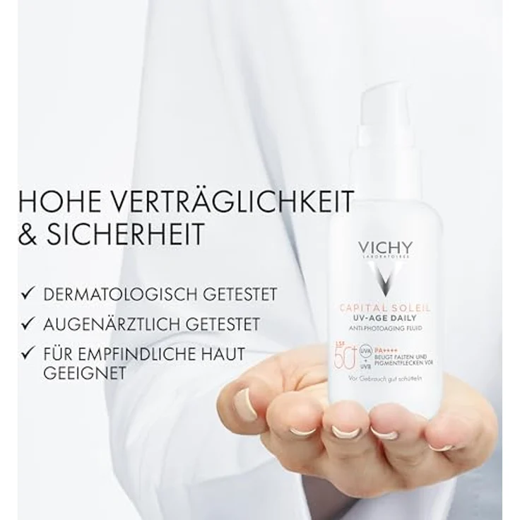 Vichy Capital Soleil UV-Age Daily SPF 50+ Sonnencreme 40 ml – Bild 4