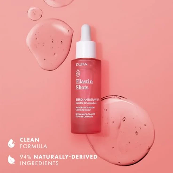 PUPA ELASTIN SHOTS - SIERO ANTIGRAVITÀ, 30 ML - Innovatives Serum für verbesserte Hautelastizität – Bild 3