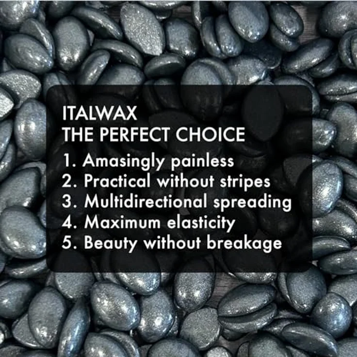 Italwax Wachsperlen Pour Homme empfohlen für Herren 1 kg Heißwachs – Bild 4