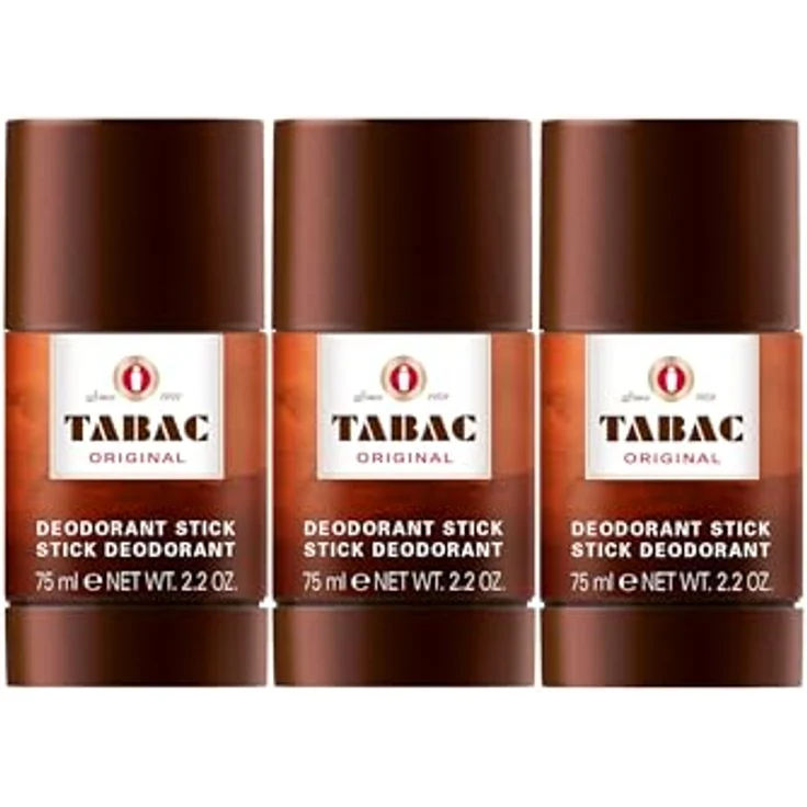 Tabac Original Deodorant Stick Vorteilepack, 3x 75ml, 24 Stunden Deo-Schutz, sanft zur Haut, maskulin-herber Duft seit 1959 – Bild 1