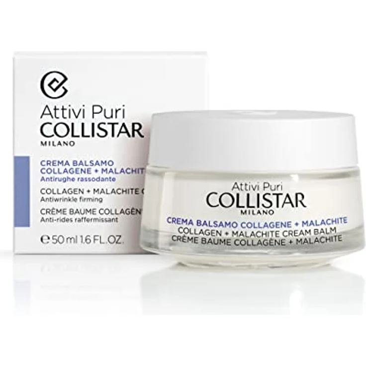 Collistar Attivi Puri COLLAGEN + MALACHITE CREAM BALM Anti-Aging-Gesichtspflege 50 ml Damen – Bild 2