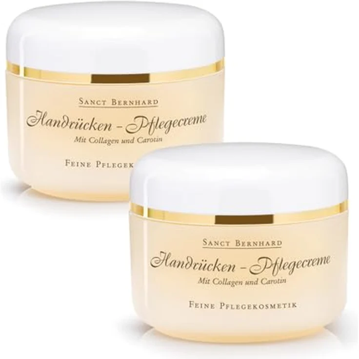 Sanct Bernhard Handrücken-Pflegecreme mit Collagen | 2 x 125 ml – Bild 1