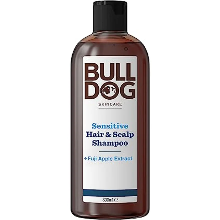 BULLDOG Sensitive Shampoo mit Fuji-Apfel-Extrakt, vegan, 300ml – Bild 1