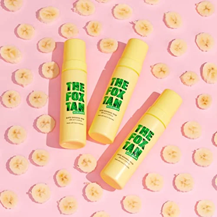 The Fox Tan - Rapid Banana Whip - Bräunungsbeschleuniger ohne Selbstbräuner, Melanin Booster für Gesicht und Körper, für Sonne und Solarium, 200 ml – Bild 2