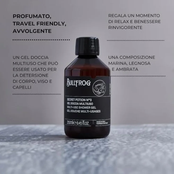 BULLFROG Secret Potion All-in-One Shampoo & Showergel N.3, Duschgel mit charakteristischem Duft, 250 ml – Bild 5