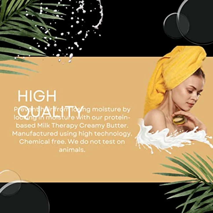Morfose Milk Therapy Butter Hair Oil 200ml - Nährendes, feuchtigkeitsspendendes und schützendes Haaröl, verleiht Glanz und reduziert Haarbruch – Bild 4
