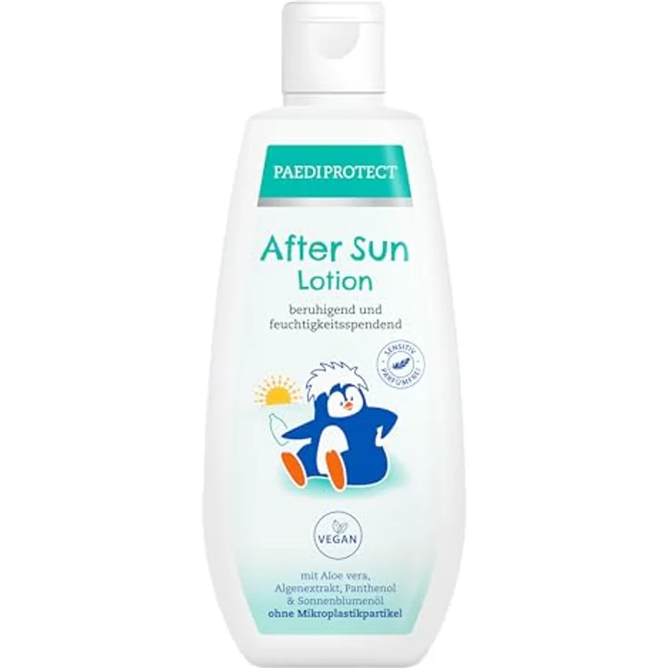 PaediProtect After Sun Lotion (200 ml), Natürlich vegan, parfümfrei, ohne Mikroplastik – Bild 1