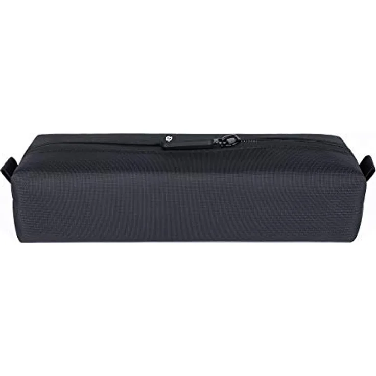 Comfyable Herren Kleine Kulturtasche wasserdichte Mini-Waschtasche Federmäppchen Essentials Bag Dopp Kit Tasche für Electronics Engineering Gym, Schwarz