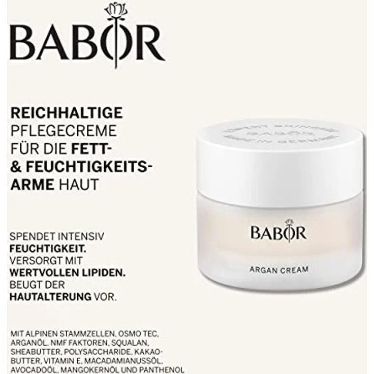 Babor Skinovage Argan Cream Gesichtscreme 50 ml – Bild 2
