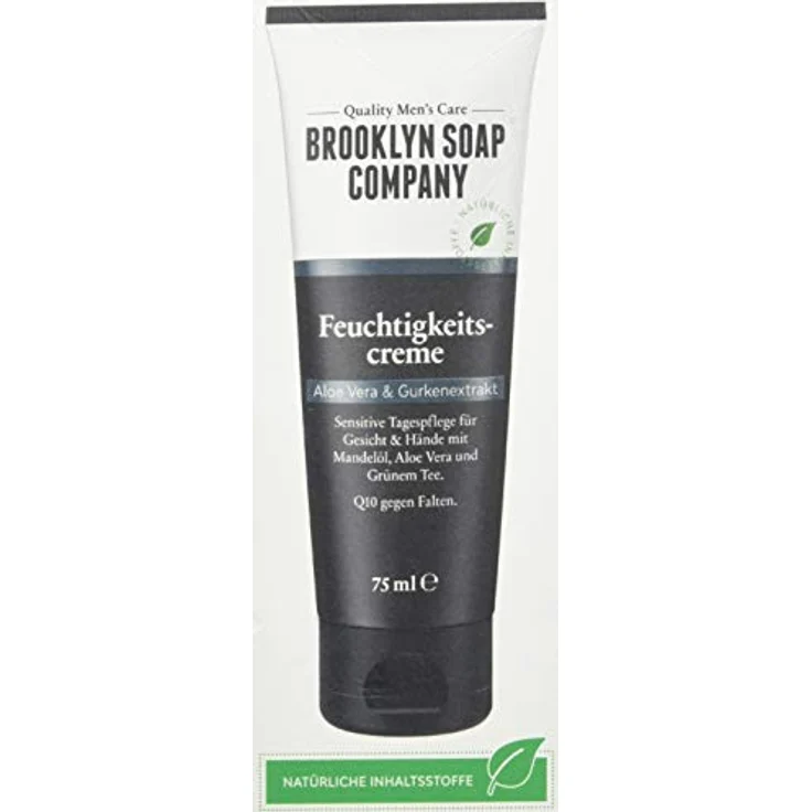 Brooklyn Soap Company Vegane Anti-Falten Tagespflege, Feuchtigkeitscreme mit Q10, 75 ml, für alle Hauttypen, Geschenkidee für Männer – Bild 2