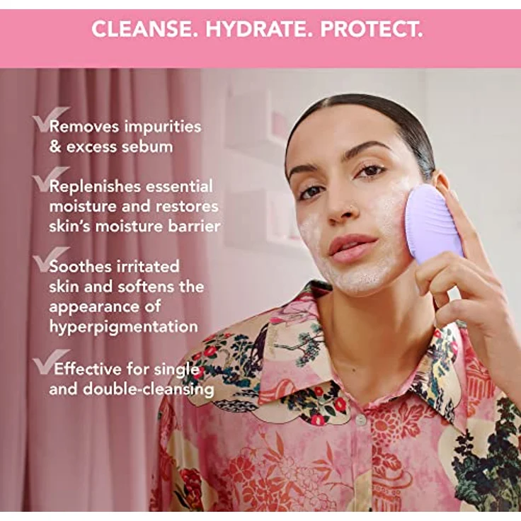 FOREO LUNA Micro-Foam Cleanser 2.0 – Gesichtsreinigung – Vitamin E - Aminosäuren - Mitesserentferner - Porenreiniger - Make Up Entferner – Reinigungsschaum Gesicht – Vegan – Gesichtspflege – 100 ml – Bild 2