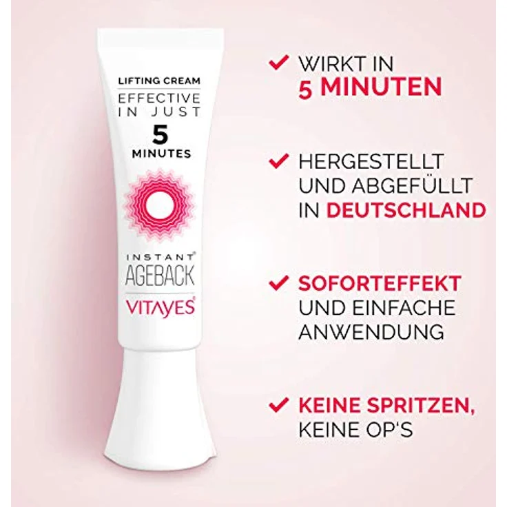 Instant Ageback - Lifting Creme 7 ml – Bild 8