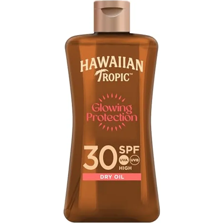 HAWAIIAN Tropic Protective Dry Spray Oil LSF 30, 100ml, schützendes Sonnenöl für einen leichten Bräunungseffekt