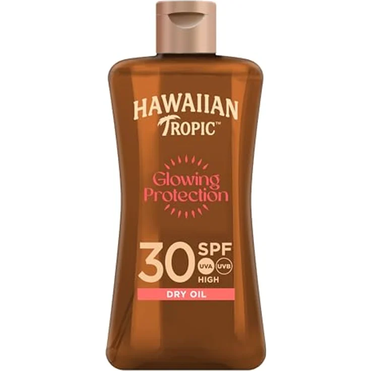 HAWAIIAN Tropic Protective Dry Spray Oil LSF 30, 100ml, schützendes Sonnenöl für einen leichten Bräunungseffekt – Bild 1