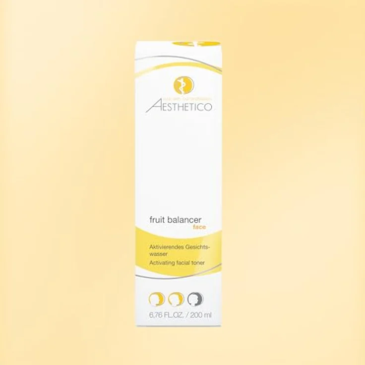 AESTHETICO fruit balancer, 200 ml - Aktivierendes Gesichtswasser mit 5% Fruchtsäuren und Feuchtigkeitskomplex, verfeinert das Hautbild, reguliert den Haut-pH-Wert und stärkt die Hautbarriere – Bild 3