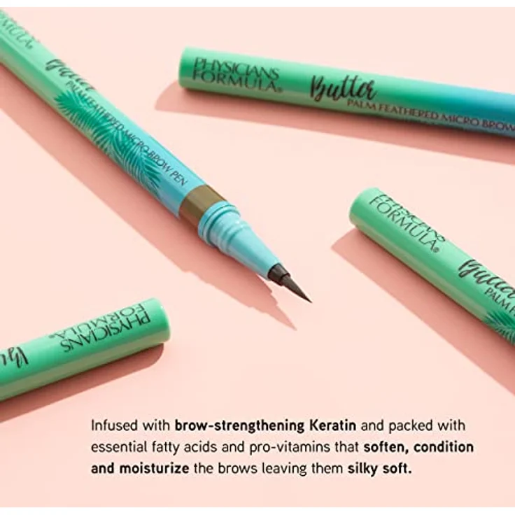 Physicians Formula Butter Palm Feathered Micro Brow Pen, Augenbrauenfarbe mit Keratin und Buttersorten, 0,5 ml – Bild 6