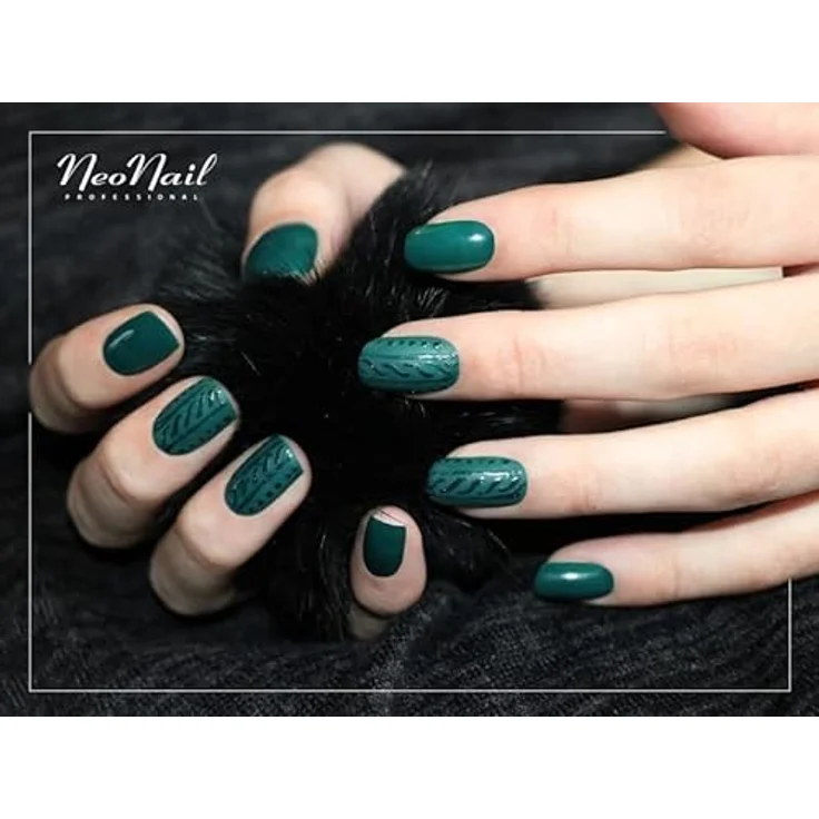NÉONAIL UV Nagellack Lady Green, 7,2 ml - Starke Pigmentierung, Langanhaltende Maniküre bis zu 21 Tage, Aushärtung in LED-/UV-Lampe, Dunkles Grün – Bild 3