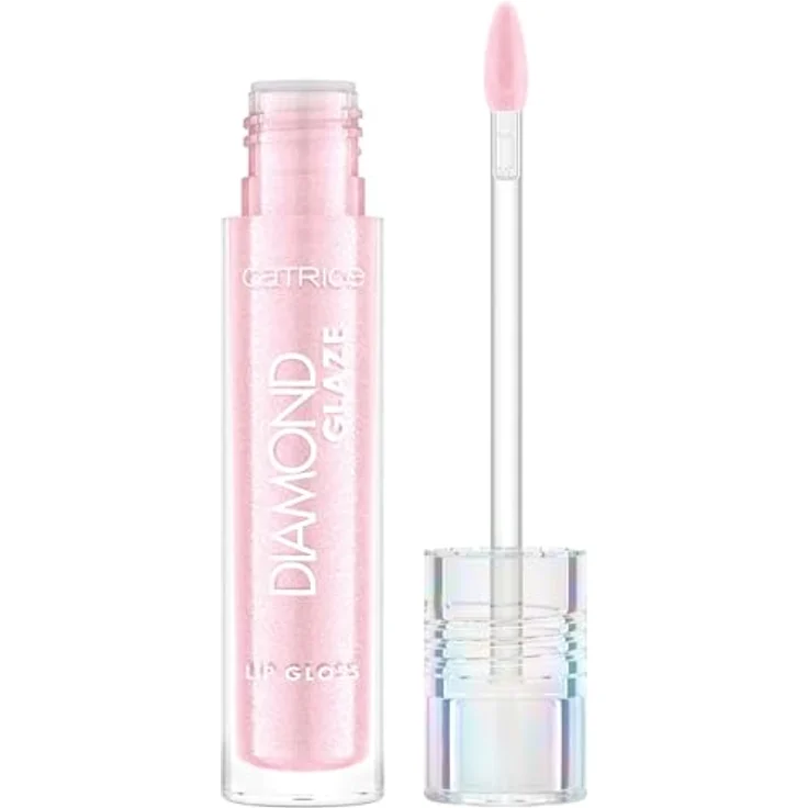 Catrice Diamond Glaze Lip Gloss, Nr. 020, Pink, holographisch glänzend, vegan, 1er Pack (3ml) – Bild 1
