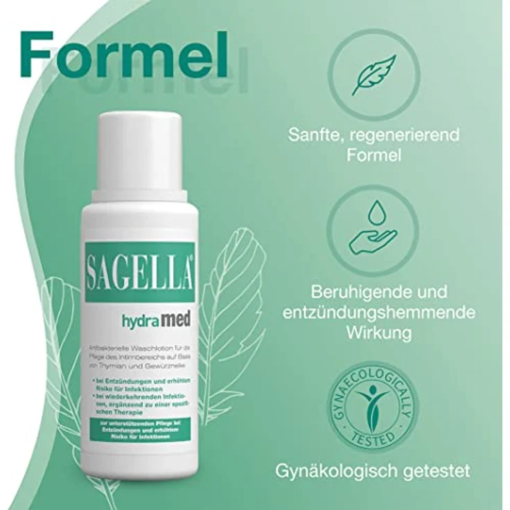 SAGELLA hydramed Intimwaschlotion 500 ml, Schutz und Pflege für den Intimbereich bei erhöhtem Infektionsrisiko – Bild 4