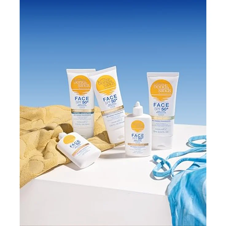 Bondi Sands SPF 50+ EVERYDAY FACE FLUID, Sonnenschutz für empfindliche Haut, 50ml, parfumfrei, ultraleicht – Bild 5