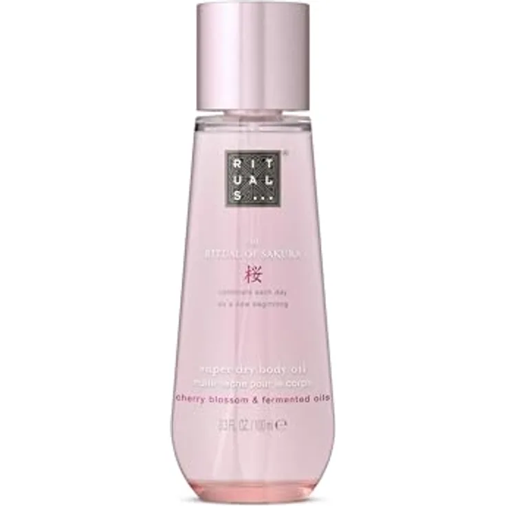 RITUALS The Ritual of Sakura Super Dry Body Oil 100 ml mit Kirschblüte, Reismilch und fermentierten Pflegeölen