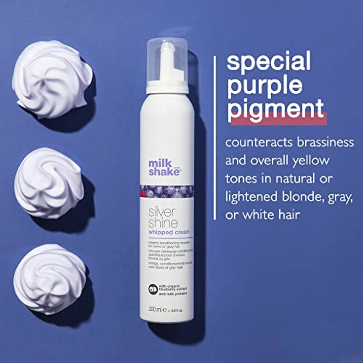 Milk_shake Silver Shine Whipped Cream Leave-In Schaum Conditioner 200 ml – Bild 5