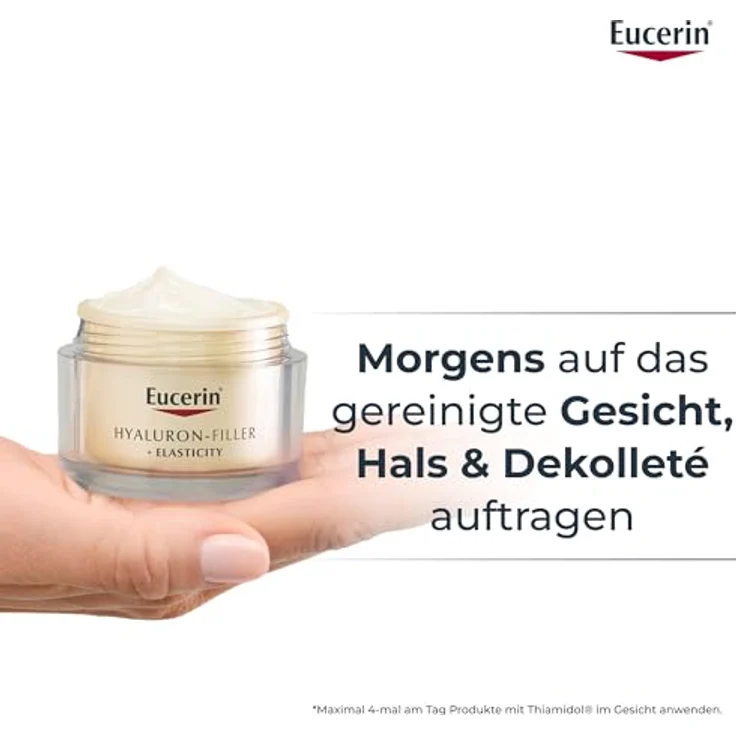 Eucerin Hyaluron Filler Elasticity Day Creme LSF 30 - 50 ml mit pflegender Wirkung für alle Hauttypen – Bild 9