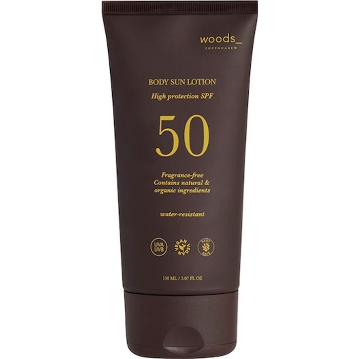 Woods Copenhagen Sonnenpflege Body Sun Lotion SPF50, wasserfest, unisex, 150 ml