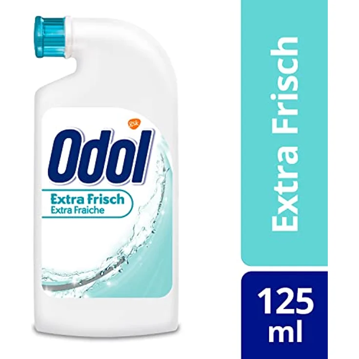 Odol-med 3 Mundwasser extra frisch, 125 ml, für ein strahlend sauberes Lächeln – Bild 4