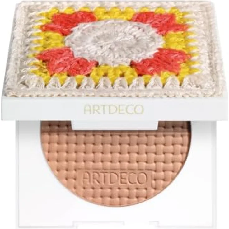 ARTDECO Bronzing Powder St. Tropez Tan, 9 g - Bronzer mit kühl abgestimmten Farbtönen und samtig weicher Textur