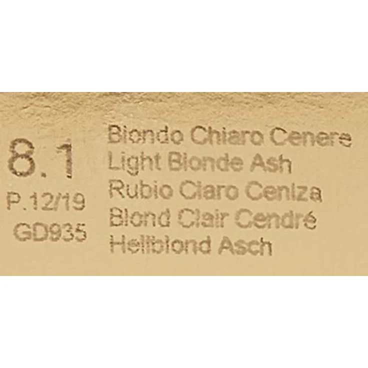 Fanola Oro Puro Therapy Color Keratin Haarfarbe 8.1 Hellblond Asch 100 ml – Bild 4