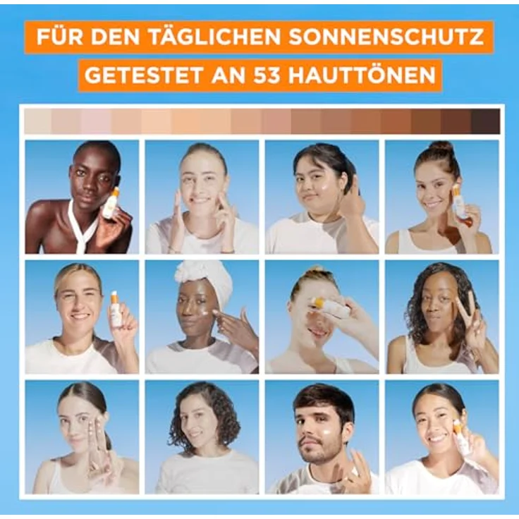 Garnier Ambre Solaire Invisible Super UV, Gesichts-Serum mit LSF 50+, Ceramid Protect, 30 ml – Bild 5