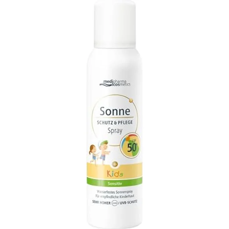 Dr. Theiss SONNE Schutz & Pflege Spray Kids LSF 50+, 150 ml für empfindliche Kinderhaut – Bild 1