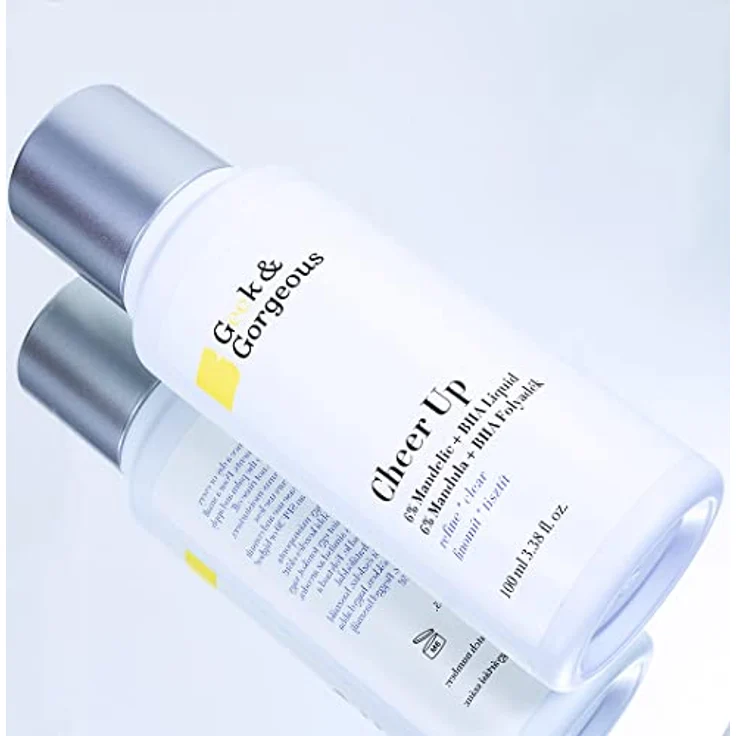 Geek & Gorgeous - Cheer up - Chemisches Peeling für das Gesicht mit Mandelsäure und BHA-Säure,wirkt gegen Akne, Mitessern und vergrößerten Poren,für Mischhaut und Ölige Haut, 100 ml – Bild 2