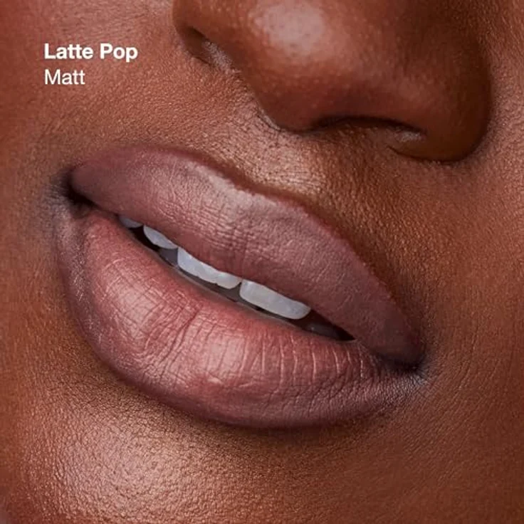 Clinique Pop Longwear Lipstick 17 Latte Pop, langlebiger Lippenstift mit integriertem Primer und satten Farben, 3,9 g – Bild 4