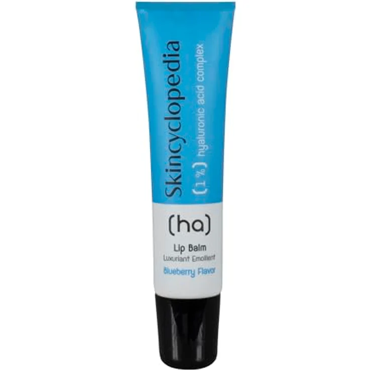 Skincyclopedia Hyaluron Lippenbalsam, Blueberry Lip Balm mit 1% Hyaluron-Komplex, feuchtigkeitsspendend, 10ml, für sehr trockene und rissige Lippen – Bild 4