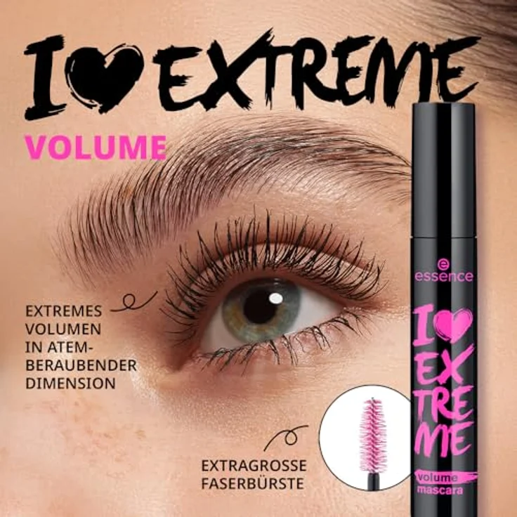 Essence I Love Extreme Volume Mascara 12 g – Bild 5