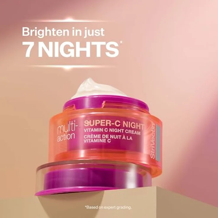 StriVectin Super-C 50 ml Vitamin C, aufhellende und straffende Nachtcreme für vitale und strahlende Haut – Bild 2
