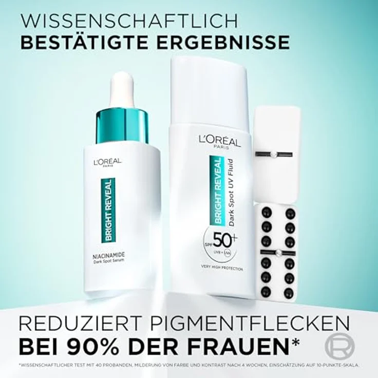 L'Oréal Paris Bright Reveal Dark Spot Feuchtigkeitspflege mit LSF 50 - Reduziert Pigmentflecken, beugt Hautalterung vor, spendet Feuchtigkeit, 50 ml – Bild 5