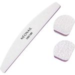 Pauli Edelstahldesign NEONAIL Nagelfeile trapez 100/180 grau aus hochwertigem Japanpapier