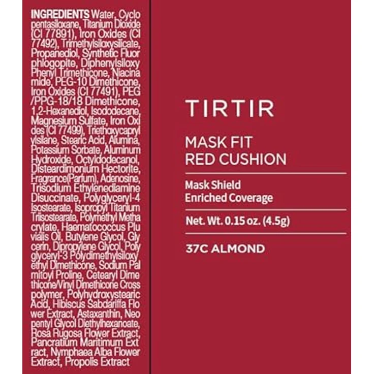 TIRTIR Mask Fit Red Cushion No.37C Almond, Cushion-Foundation mit 18 g Inhalt, Farbe: Almond – Bild 5