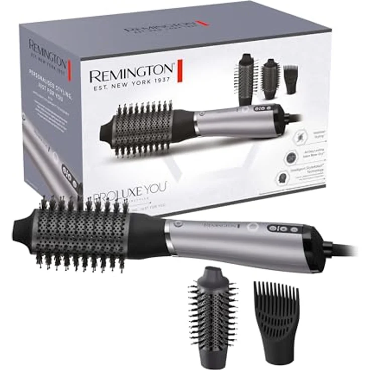 Remington Warmluftbürste PROluxe You AS9880, Lernfähiger Airstyler/Rund-& Lockenbürste, Diamantkeramikbeschichtung – Bild 2