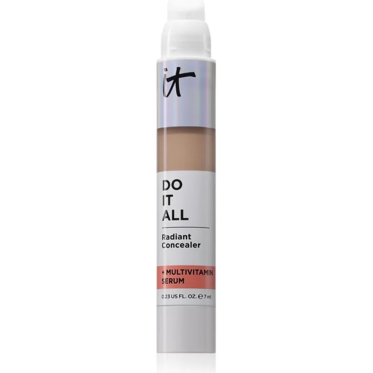 IT Cosmetics Do it all Concealer, Concealer für Damen mit mittlerer Deckkraft, hellt Haut unreinheiten auf, Farbe Light Warm 215, 7 ml