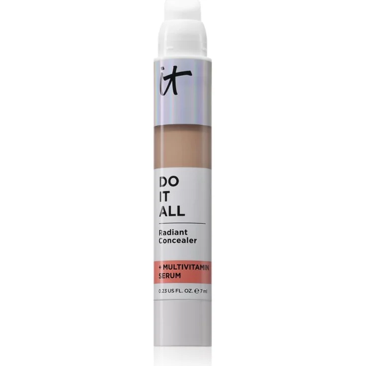 IT Cosmetics Do it all Concealer, Concealer für Damen mit mittlerer Deckkraft, hellt Haut unreinheiten auf, Farbe Light Warm 215, 7 ml