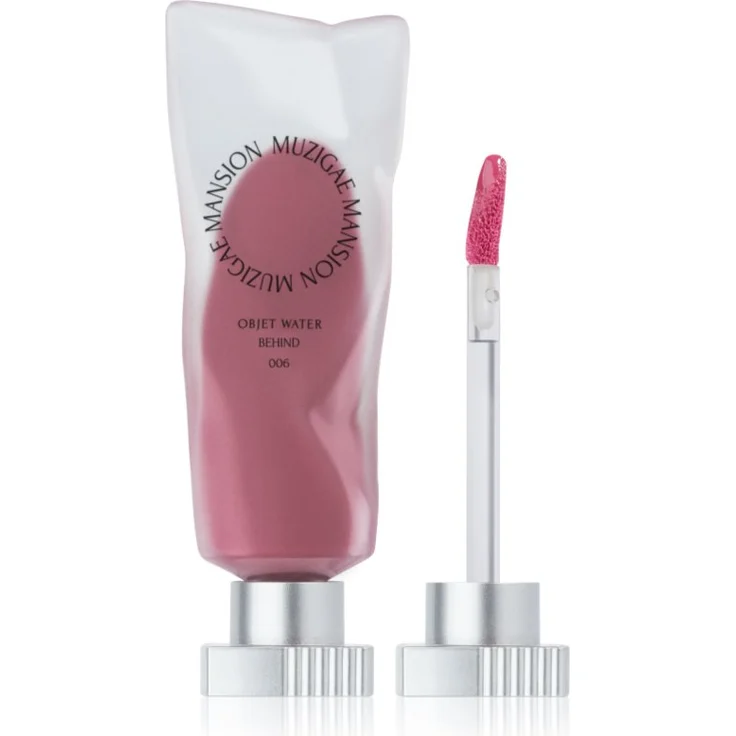 MUZIGAE MANSION Objet Water Lipstick, feuchtigkeitsspendender flüssiger Lippenstift, Farbton 006 Behind, 5,8 ml