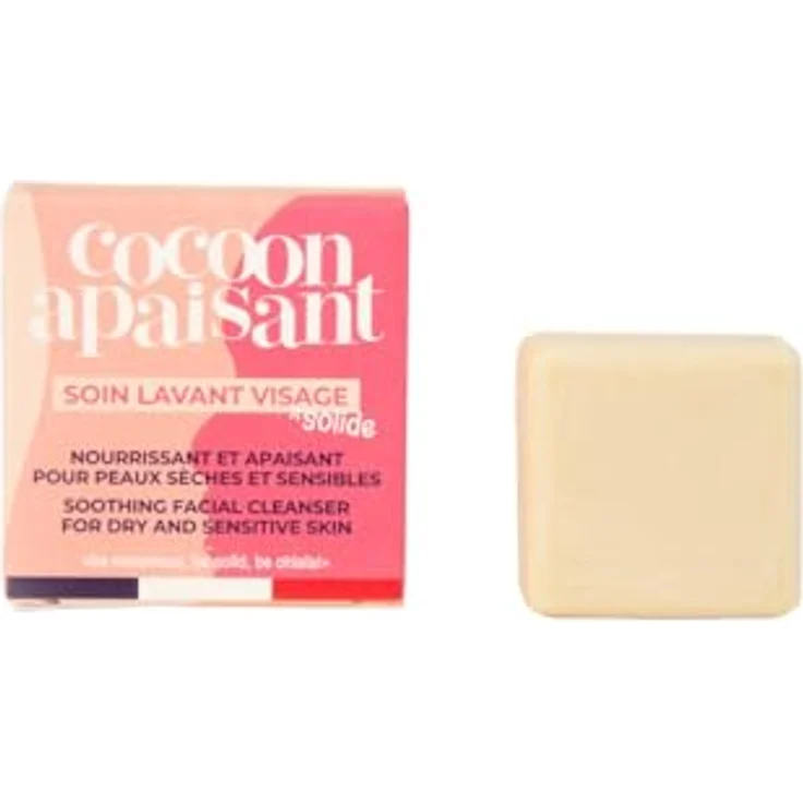 LAMAZUNA Gesichtsreiniger fest, für trockene Haut, Bio – 25 g – Bild 2