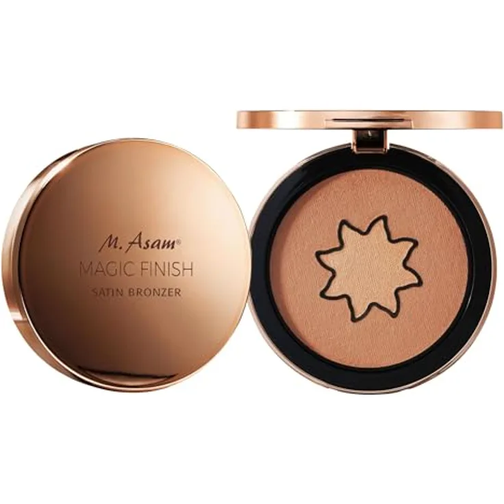M. Asam MAGIC FINISH Satin Bronzer Light, Bronzer Puder Duo mit Satin-Touch Textur, vegan, silikonfrei, 6,5g, für natürlichen Glow